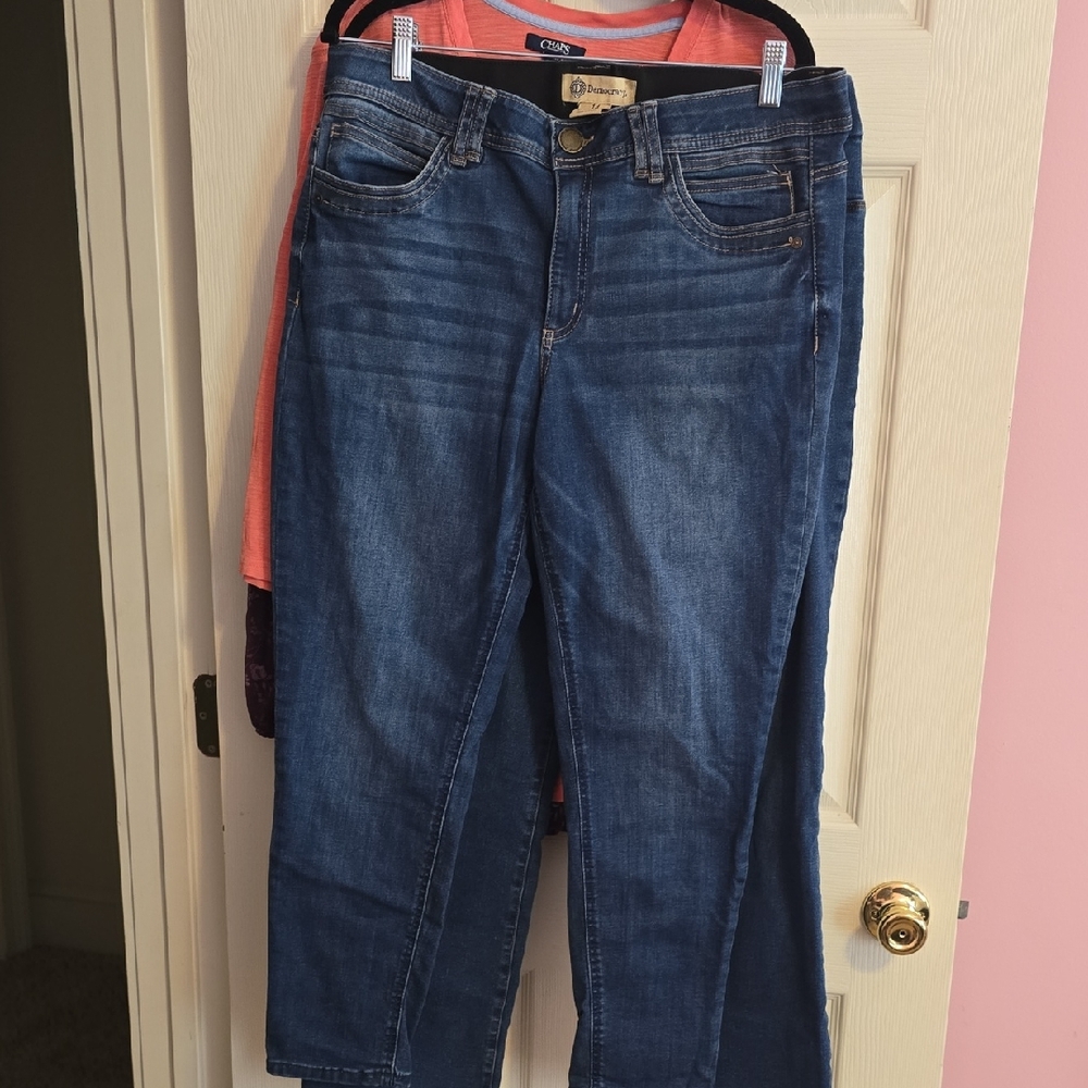 Democracy Women's Blue Skinny Jeans - Classic‎ Indigo Wash